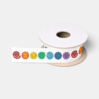 7 Chakras #1 Rainbow Colours Satin Ribbon