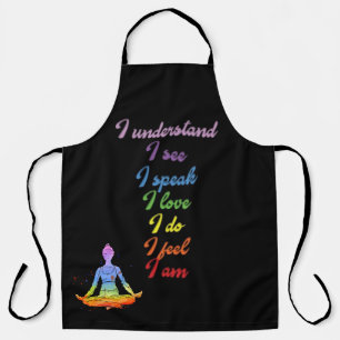 7 Chakras Apron, Symbols & Meanings, Spiritual Apron