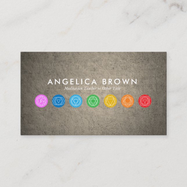 7 Chakras Business Card (Front)