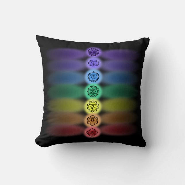 7 chakras cushion (Front)