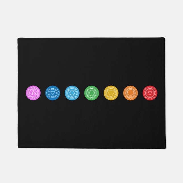 7 Chakras  Doormat (Front)