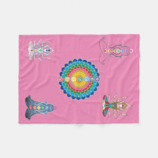 7 Chakras Fleece Blanket