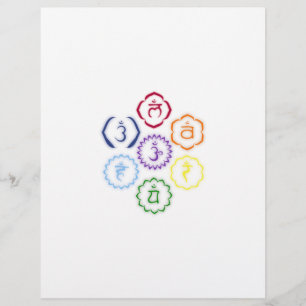 7 Chakras in a Circle