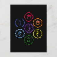 7 Chakras in a Circle