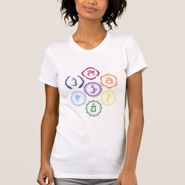 7 Chakras in a Circle T-Shirt (Front)