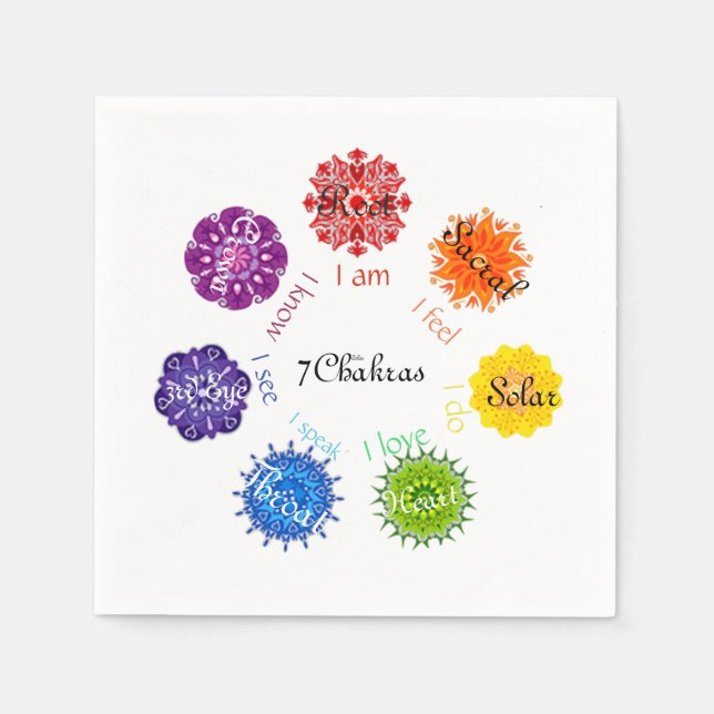 7 Chakras Napkin (Front)