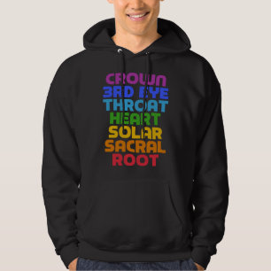 7 Chakras   Saying Cool Yoga Quote Hoodie