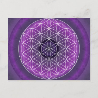 7 crown chakra created by Tutti Postcard