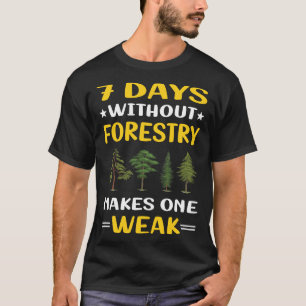 7 Days Without Forestry T-Shirt