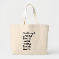 7 Deadly Sins - Pride Gluttony Lust Wrath Envy