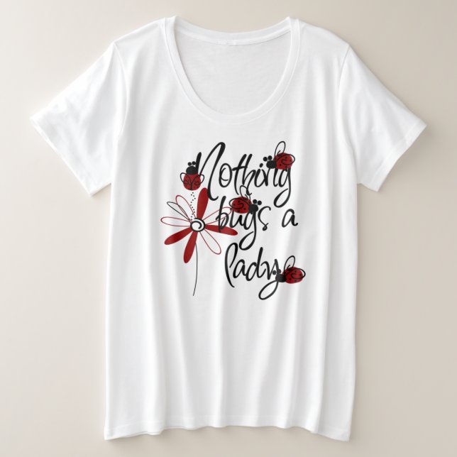 #7 Double sided Pick your size!  Plus Size T-Shirt (Design Front)