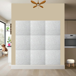 #7 Elegant Silver Glitter Sparkle Ceramic Tile