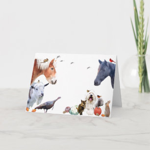 #7 Enjoy the abundance of earth:HappyThanksgiving Holiday Card