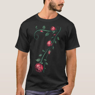 7 Floral 67 Rose Valentines Day Funny Love Matchin T-Shirt