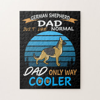 7 German Shepherd Dad Just Like Normal Dad Only Wa Jigsaw Puzzle