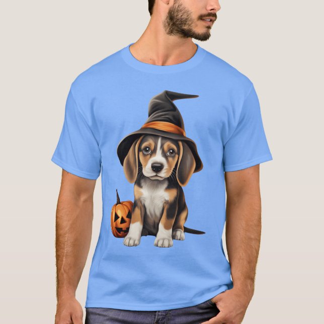 7 Halloween Beagle gift T-Shirt (Front)