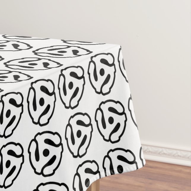 7 inch 45 rpm vinyl adapter insert spindle spider tablecloth (In Situ)
