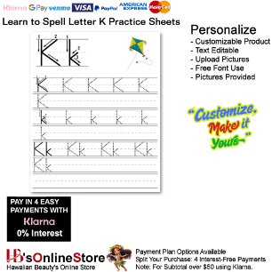 7 Learn To Spell Letter K Teacher Home Schooling