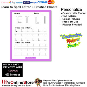 7 Learn To Spell Letter L Teacher Home Schooling
