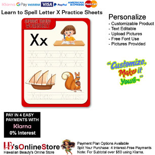 7 Learn To Spell Letter X Teacher Home Schooling