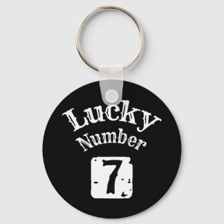 7 - Lucky Number 7 Luck Key Ring
