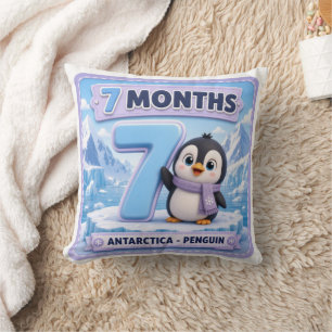 7 Months Baby Milestone Explorer Cushion