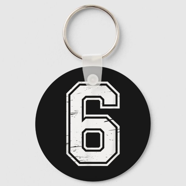 7 Number 67 Six Seven Meme  Key Ring (Front)