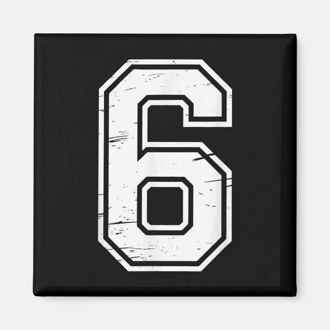 7 Number 67 Six Seven Meme  Magnet (Front)