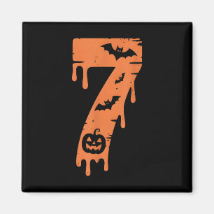 7 Number Meme 67 Six Seven Halloween Magnet
