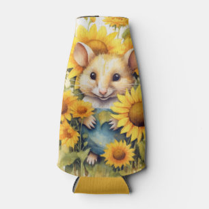 7 of 17 Sunflower Garden Miceville Bottle Cooler