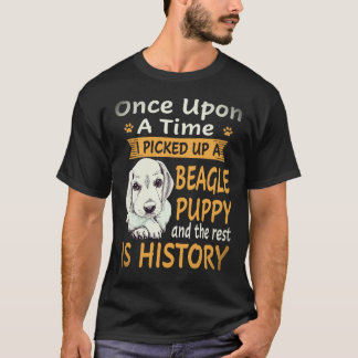 7 One Upon A Time - Beagle Puppy Beagle T-Shirt
