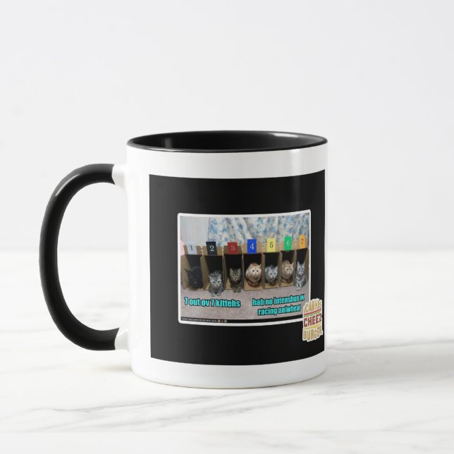 7 out ov 7 kittehs mug (Left)