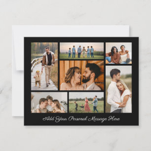 7 Photo Collage Add Your Own Greeting Card