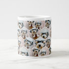 7 Photo Collage - funky hexagon pattern