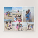 7 Photo collage template personalised Jigsaw Puzzle<br><div class="desc">Memories made to last a lifetime! This one-of-a-kind 7 photo collage jigsaw puzzle lets you cherish your most precious moments from Ricaso - Customise with your favourite 7 photos for a personalised puzzle Display your favourite people, places and moments in one beautiful collage! This customised 7 photo puzzle lets you...</div>