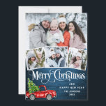7 Photo Merry Christmas Red Farm Truck Holiday Card<br><div class="desc">Photo Merry Christmas Red Farm Truck Holiday Card.</div>