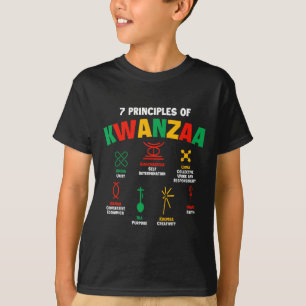 7 Principles Of Kwanzaa - African American Heritag T-Shirt