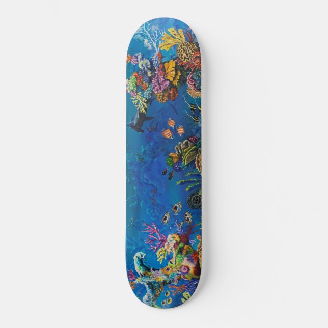 7 Seas Coral Reef Skateboard (Front)
