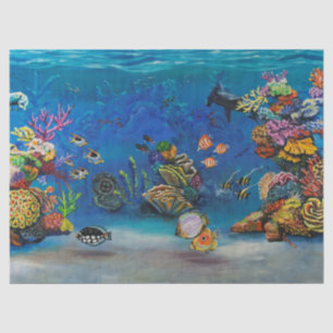 7 Seas Coral Reef Tissue Paper