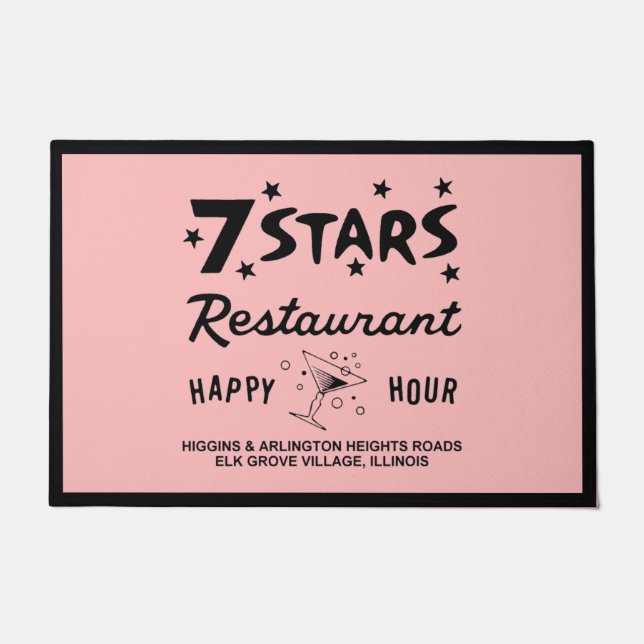 7 Stars Restaurant, Elk Grove Village, IL Doormat (Front)