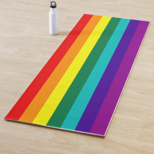 7 Stripes Rainbow Gay Pride Flag Yoga Mat
