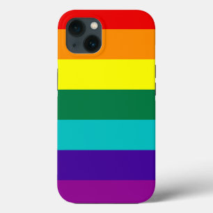 7 Stripes Rainbow Pride Barely There™ iPhone 4 C 13 Case