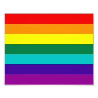 7 Stripes Rainbow Pride Photo Print
