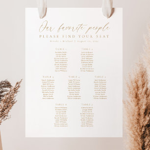 7 Tables Our Favorite People Seating Chart
