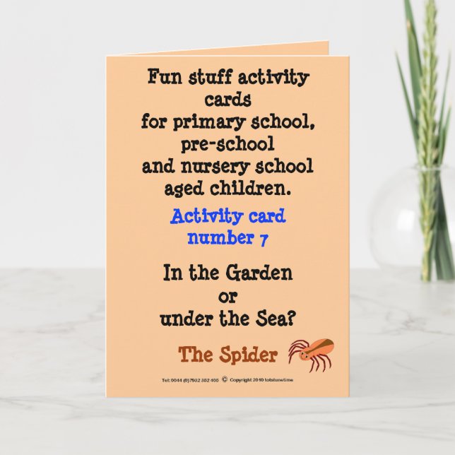 7 The Spider Card (Front)