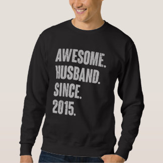 7 Wedding Anniversary For Him  Awesome Husband Sin Sweatshirt