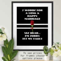 7 Words For A Long And Happy Marriage