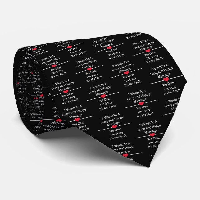 7 Words For A Long Marriage Tie (Rolled)