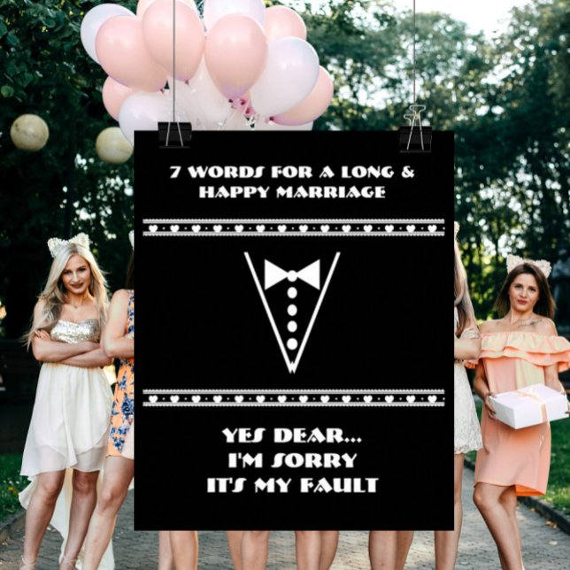 7 Words To A Long And Happy Marriage - Poster (Creator Uploaded)