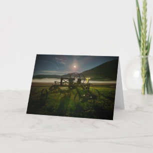 7"x5" Folded Card    Harvest Moon Grader